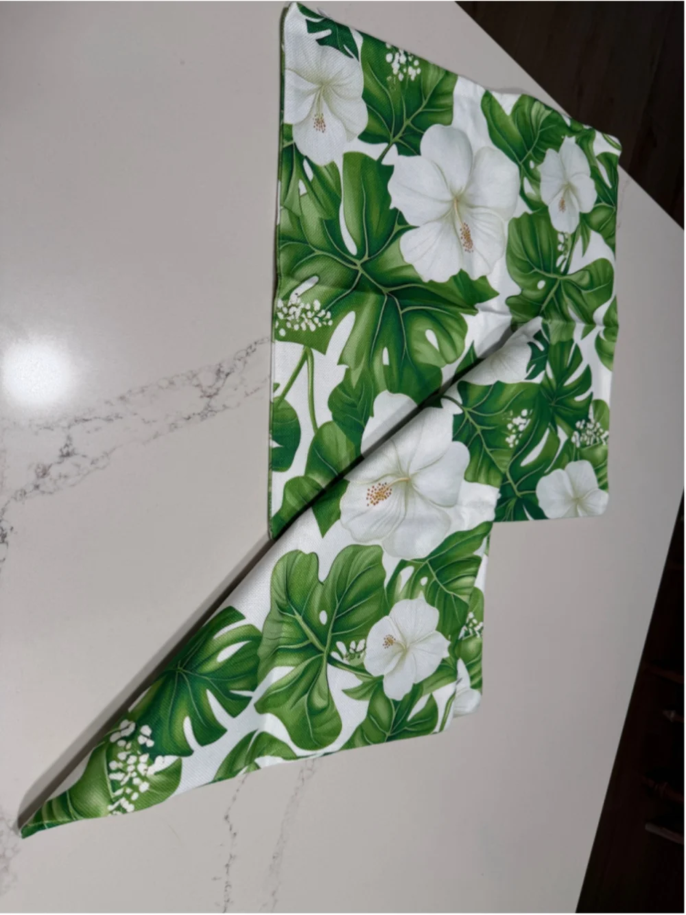 NEW Set of 2 Tropical Floral Double sided Throw Pillow Cover 18”